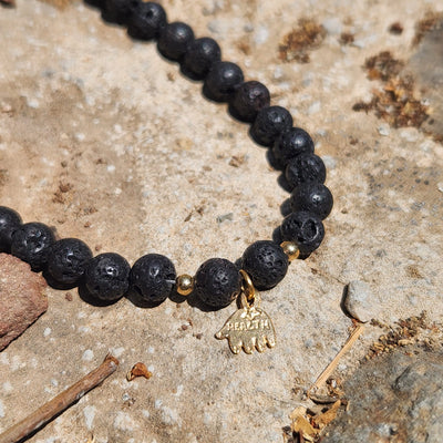 שרשרת Black Volcanic